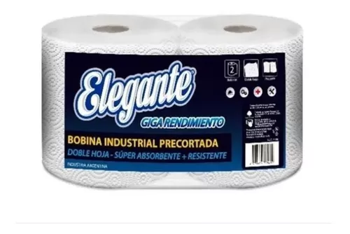 BOBINA INDUSTRIAL PRECORTADA X 2 DH