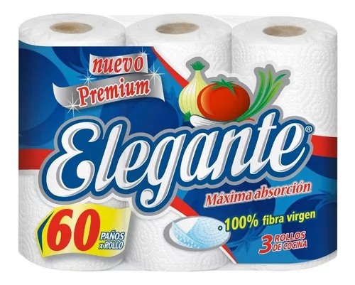 ROLLO DE COCINA ELEGANTE 60 PAÑOS